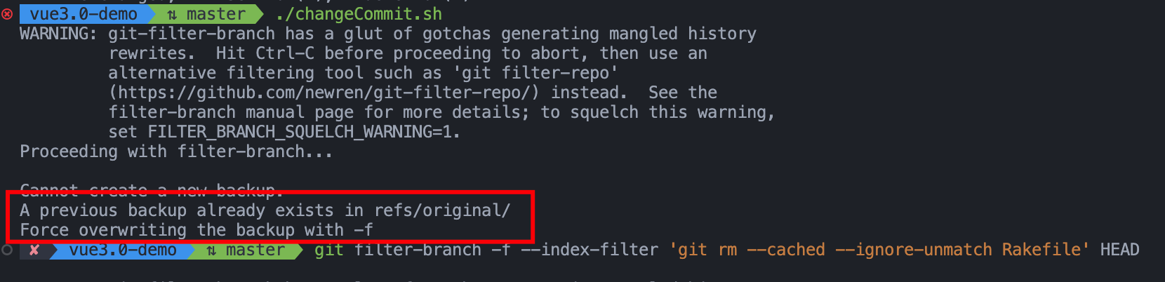 git-filter-branch-error