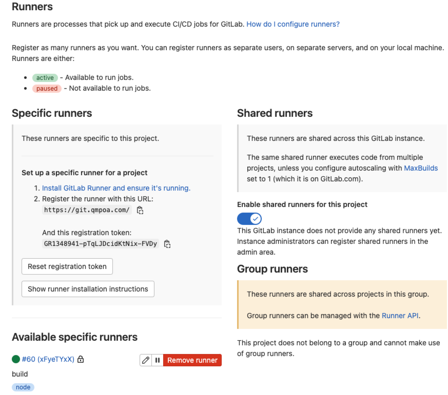 gitlab-ci-setting-success